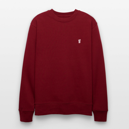 YG Bio-Sweatshirt - Burgunderrot