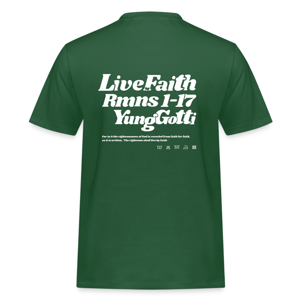 Live by Faith - Flaschengrün