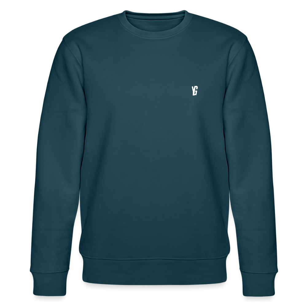 YG Bio-Sweatshirt - Dunkles Petrol