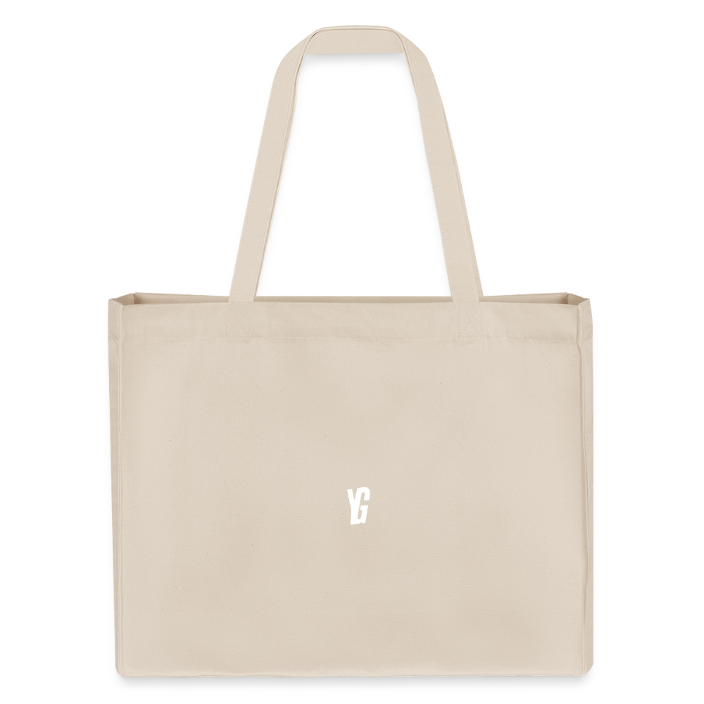 YG recycelter Shopping Bag - Naturweiß