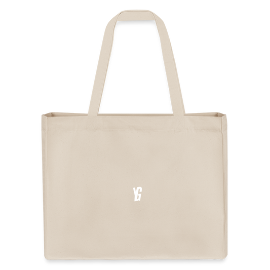 YG recycelter Shopping Bag - Naturweiß