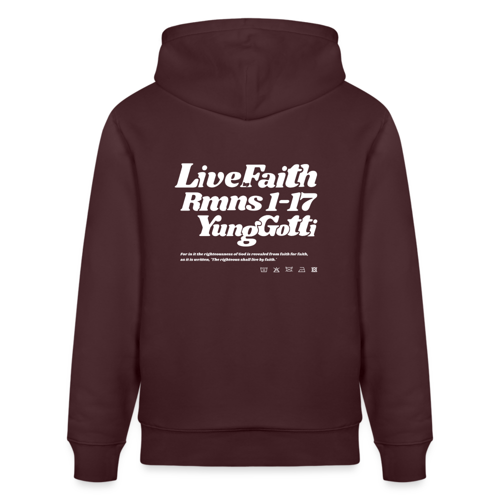 Live by Faith - Maroon