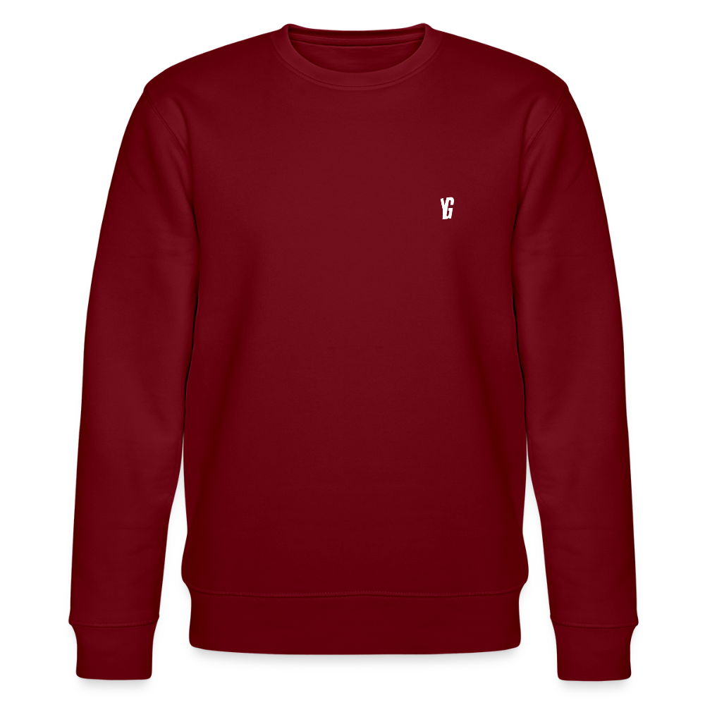 YG Bio-Sweatshirt - Burgunderrot
