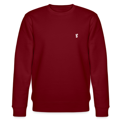YG Bio-Sweatshirt - Burgunderrot