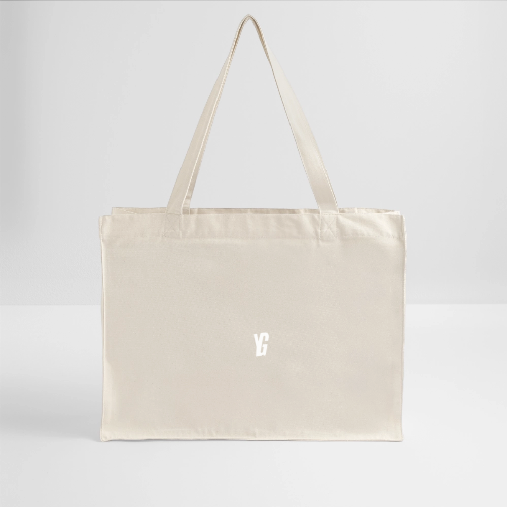 YG recycelter Shopping Bag - Naturweiß