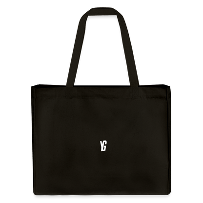 YG recycelter Shopping Bag - Schwarz