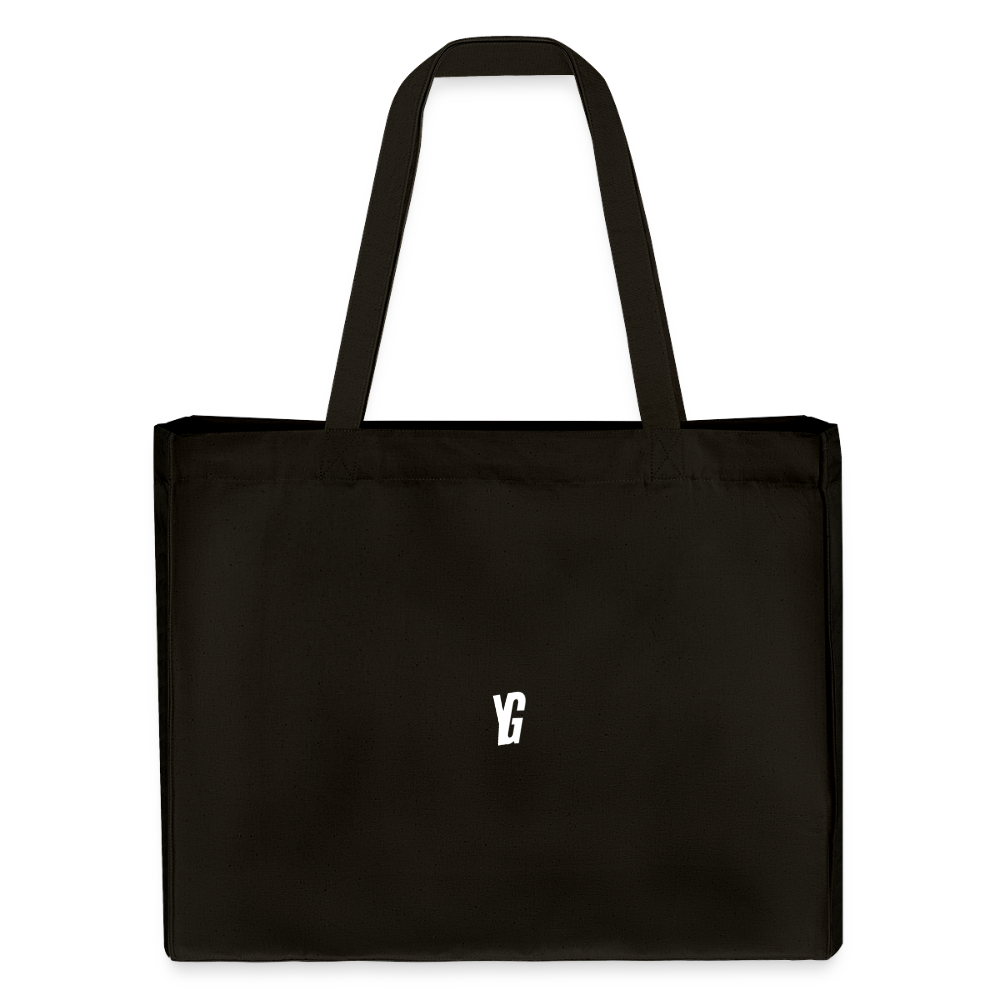YG recycelter Shopping Bag - Schwarz