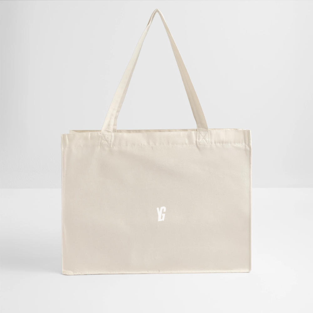 YG recycelter Shopping Bag - Naturweiß