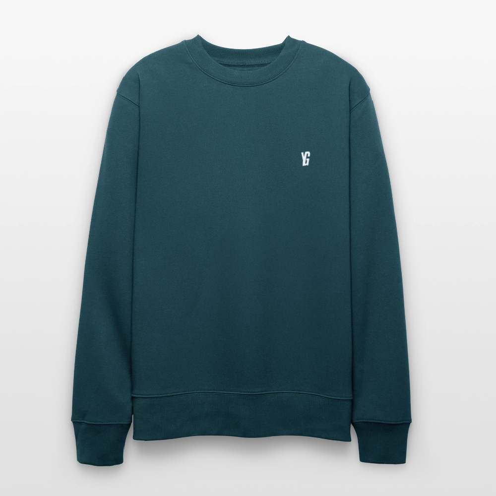 YG Bio-Sweatshirt - Dunkles Petrol