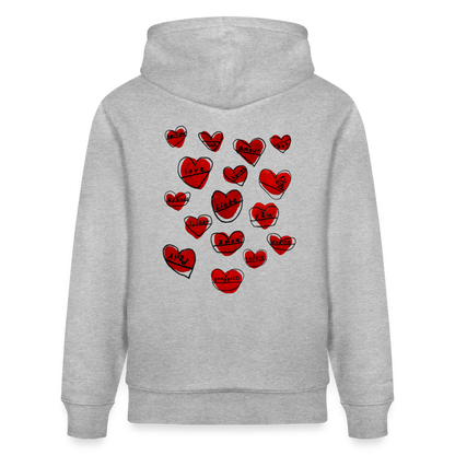 Liebe - Grau meliert