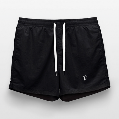 Badeshorts - Schwarz