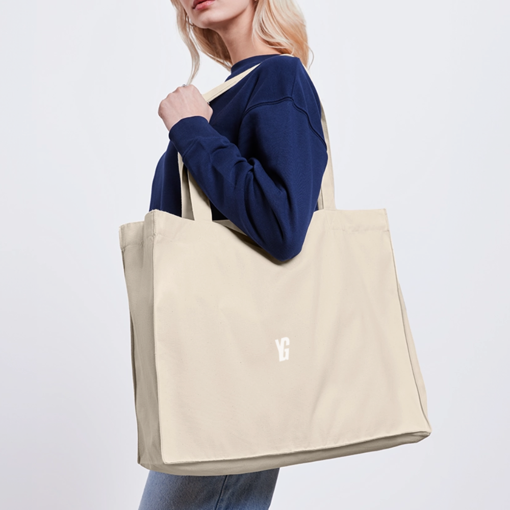 YG recycelter Shopping Bag - Naturweiß