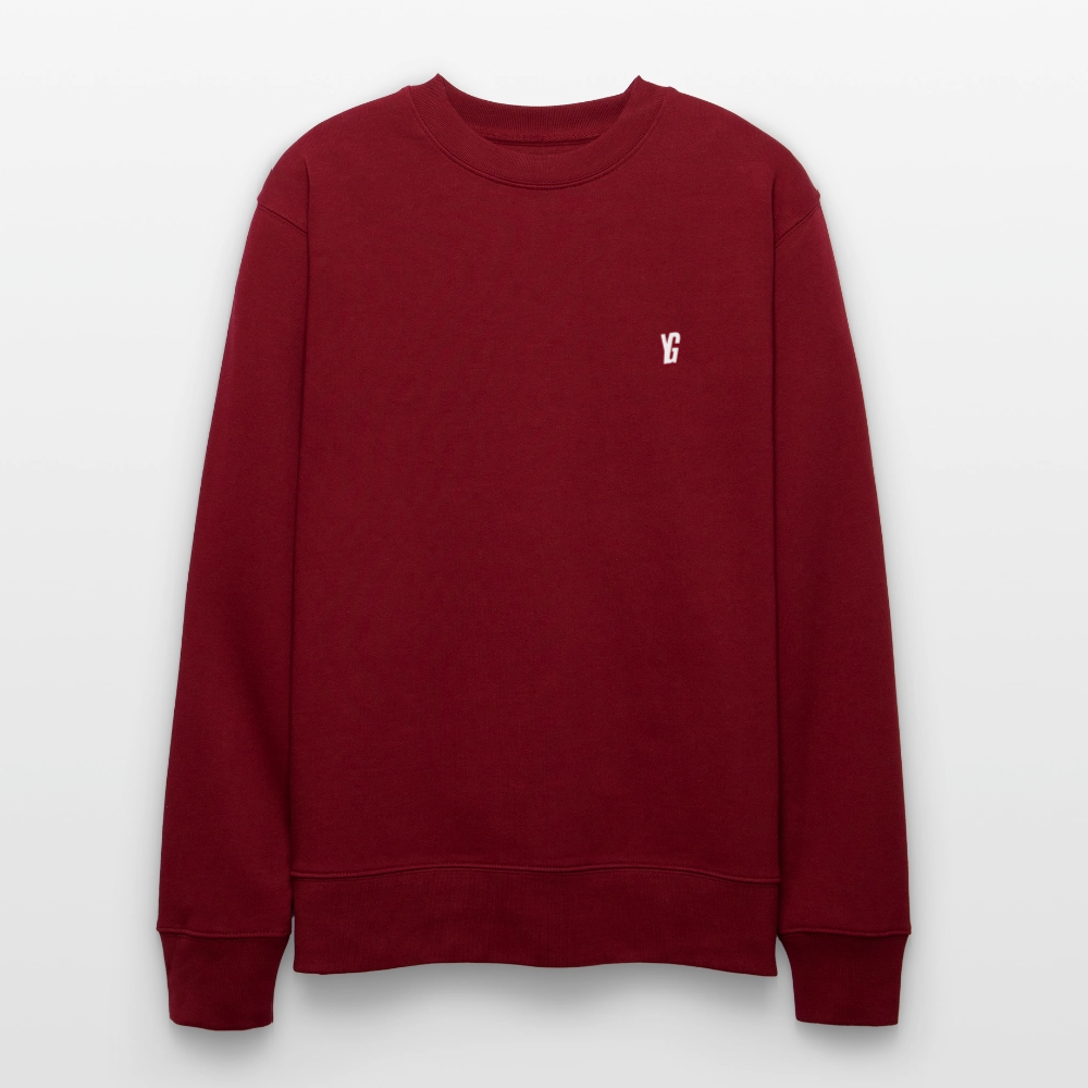 YG Bio-Sweatshirt - Burgunderrot