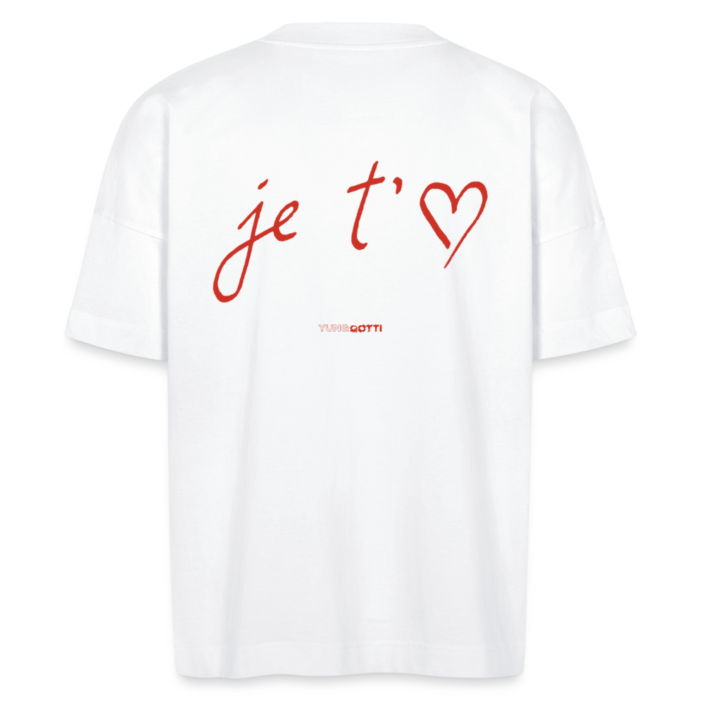 je t'aime - weiß