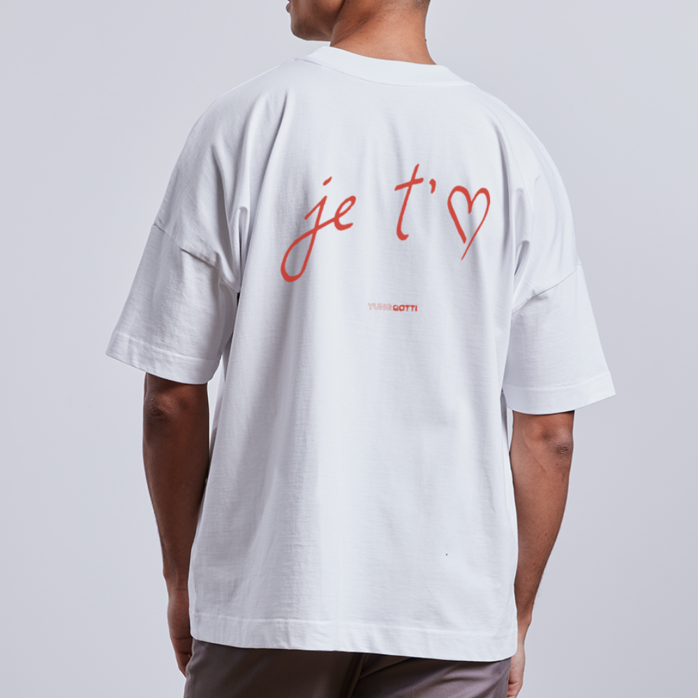 je t'aime - weiß