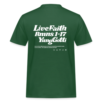 Live by Faith - Flaschengrün