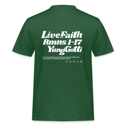 Live by Faith - Flaschengrün